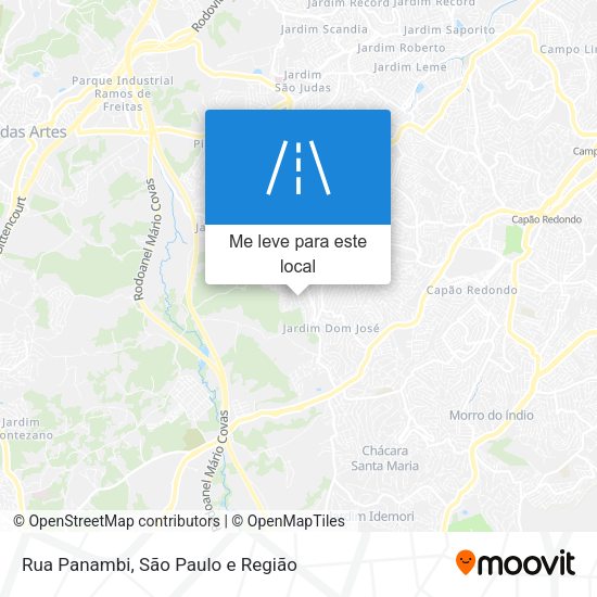 Rua Panambi mapa