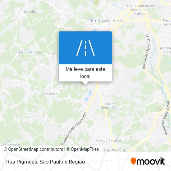 Rua Pigmeus mapa
