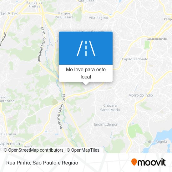 Rua Pinho mapa
