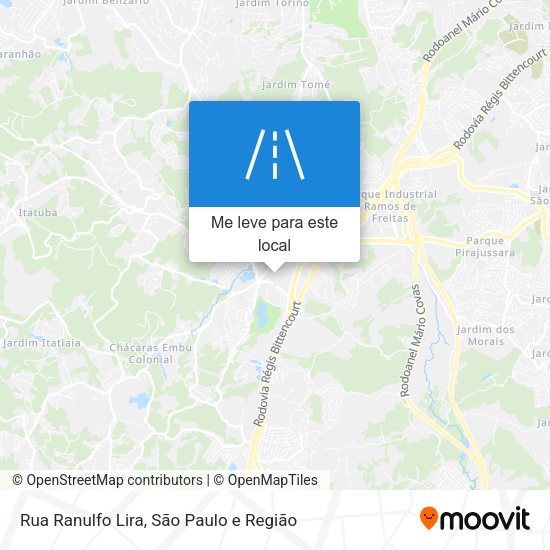 Rua Ranulfo Lira mapa