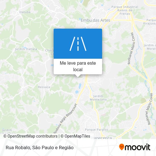 Rua Robalo mapa