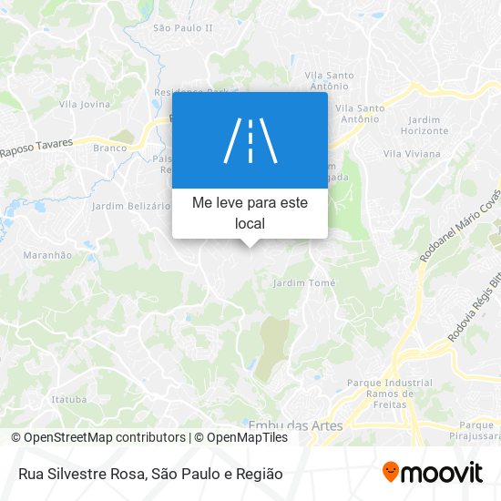 Rua Silvestre Rosa mapa