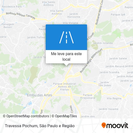 Travessa Pochum mapa