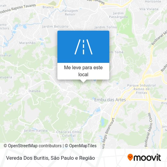 Vereda Dos Buritis mapa