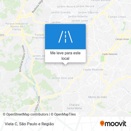 Viela C mapa