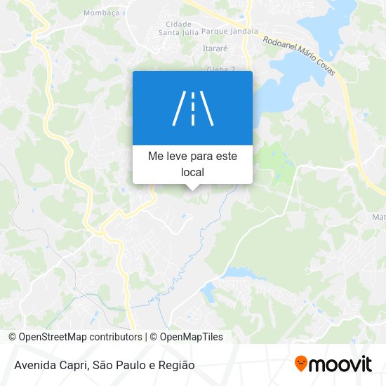 Avenida Capri mapa