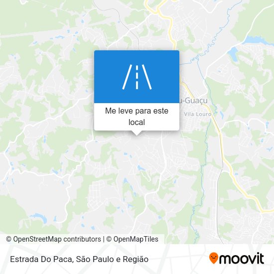 Estrada Do Paca mapa