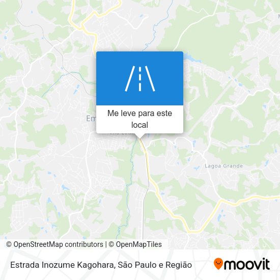Estrada Inozume Kagohara mapa