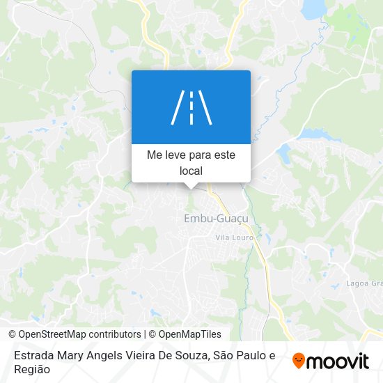 Estrada Mary Angels Vieira De Souza mapa