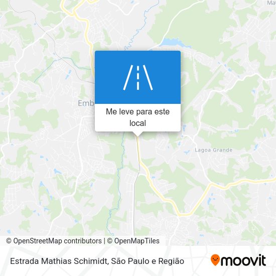 Estrada Mathias Schimidt mapa