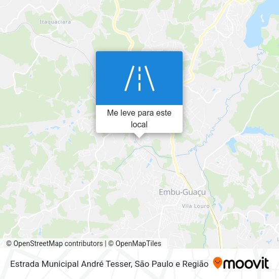 Estrada Municipal André Tesser mapa