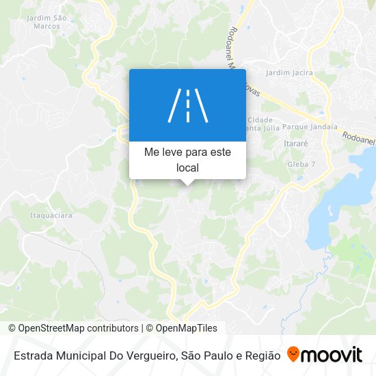 Estrada Municipal Do Vergueiro mapa