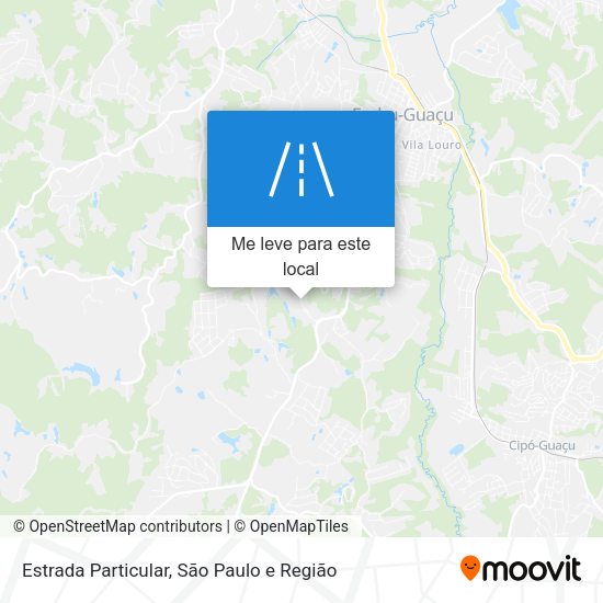Estrada Particular mapa