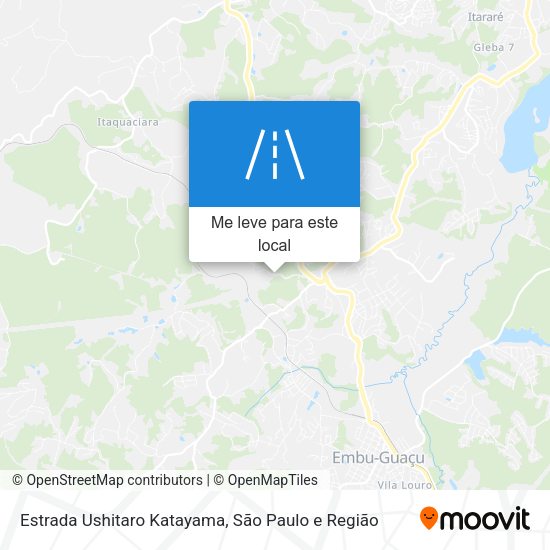 Estrada Ushitaro Katayama mapa