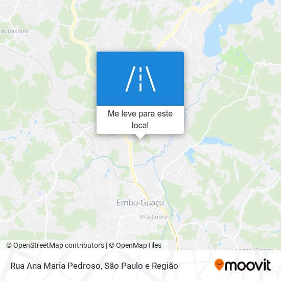 Rua Ana Maria Pedroso mapa