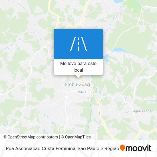 Rua Associação Cristã Feminina mapa