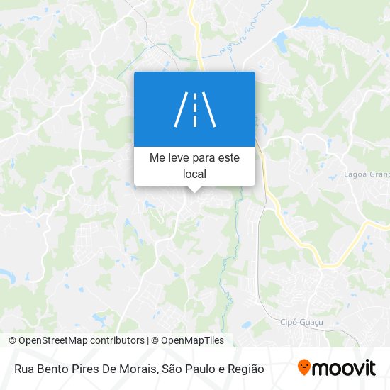 Rua Bento Pires De Morais mapa