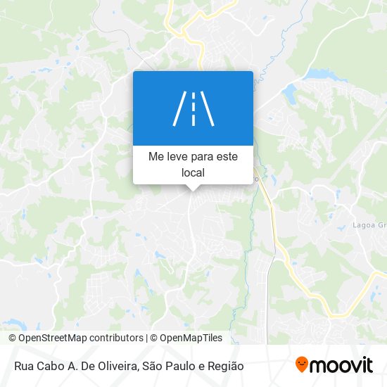 Rua Cabo A. De Oliveira mapa