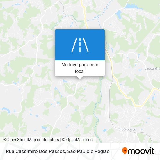 Rua Cassimiro Dos Passos mapa