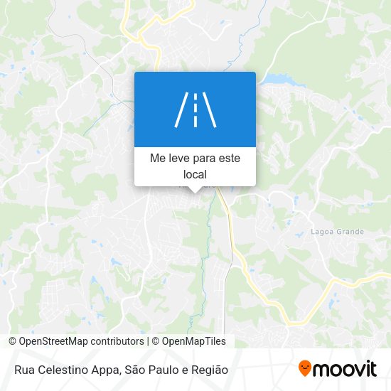 Rua Celestino Appa mapa