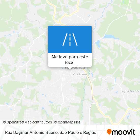 Rua Dagmar Antônio Bueno mapa