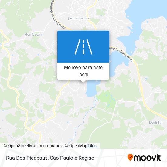 Rua Dos Picapaus mapa