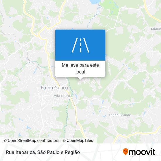 Rua Itaparica mapa
