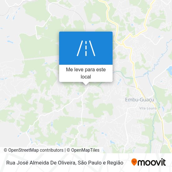 Rua José Almeida De Oliveira mapa