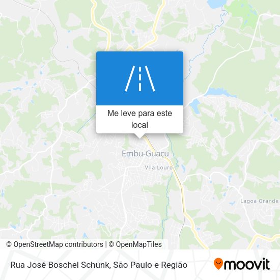 Rua José Boschel Schunk mapa