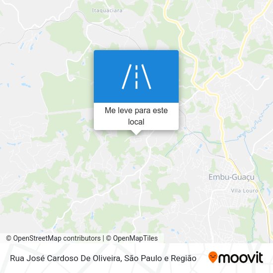 Rua José Cardoso De Oliveira mapa