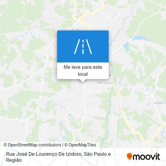 Rua José De Lourenço De Izidoro mapa