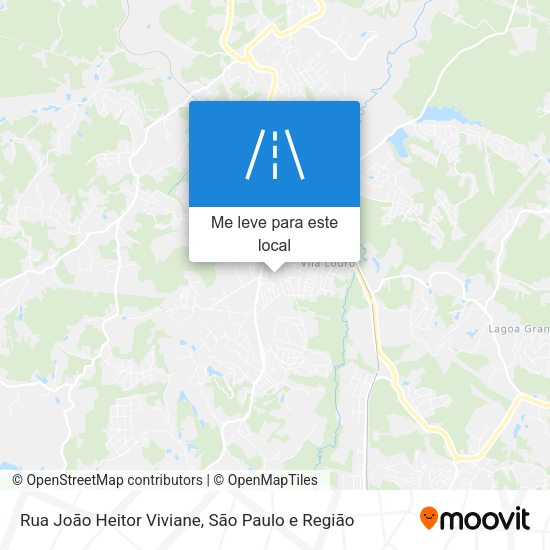 Rua João Heitor Viviane mapa