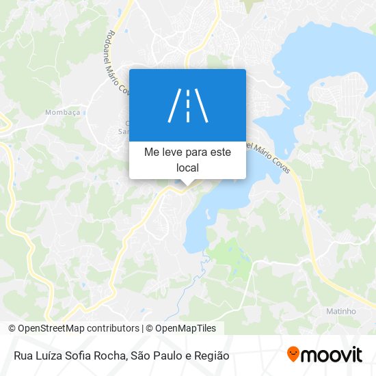 Rua Luíza Sofia Rocha mapa