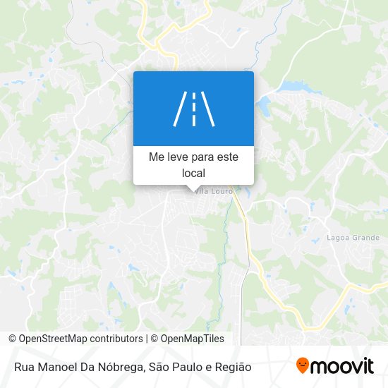 Rua Manoel Da Nóbrega mapa