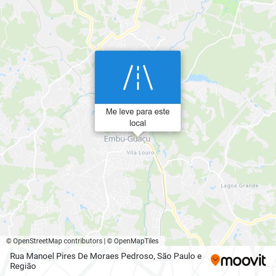 Rua Manoel Pires De Moraes Pedroso mapa