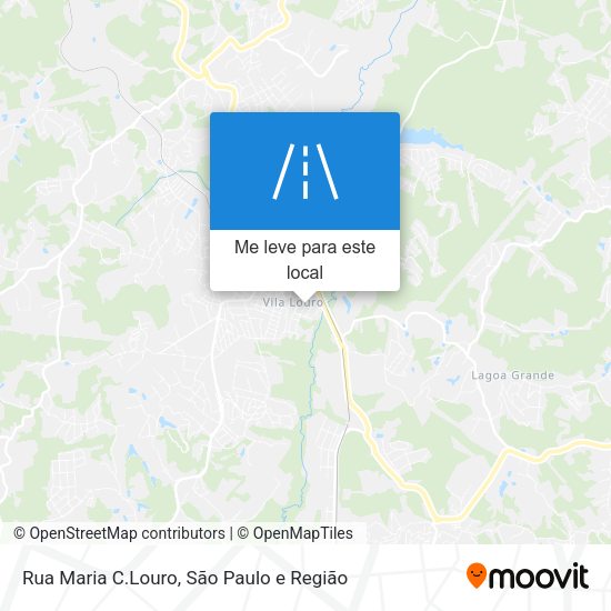 Rua Maria C.Louro mapa