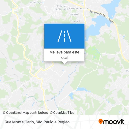 Rua Monte Carlo mapa