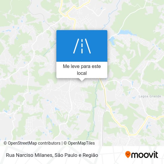 Rua Narciso Milanes mapa