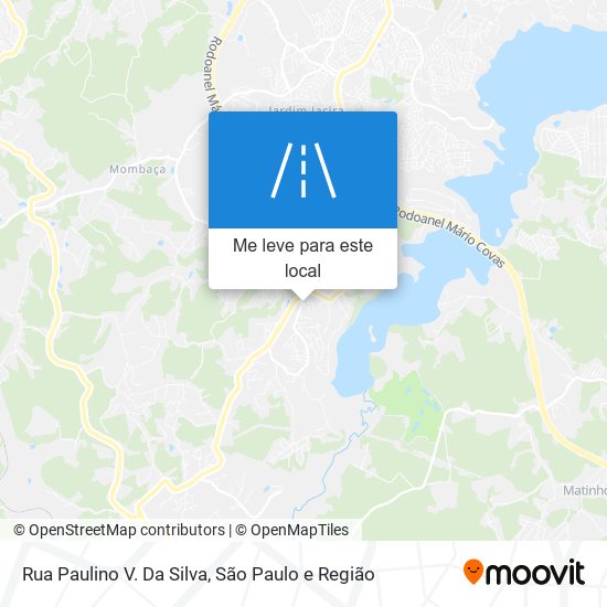 Rua Paulino V. Da Silva mapa