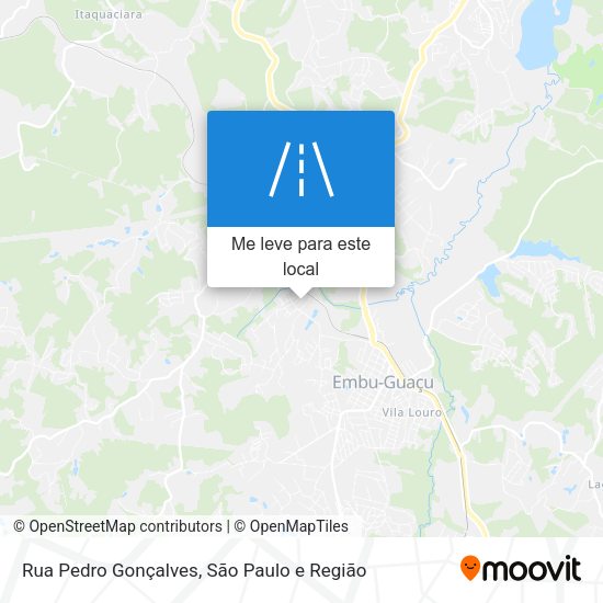 Rua Pedro Gonçalves mapa