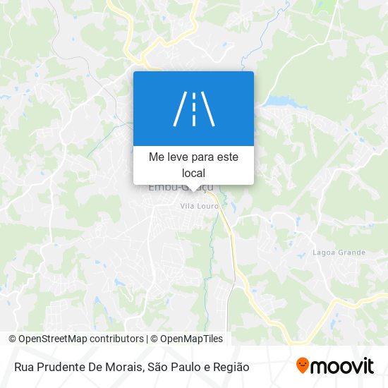 Rua Prudente De Morais mapa