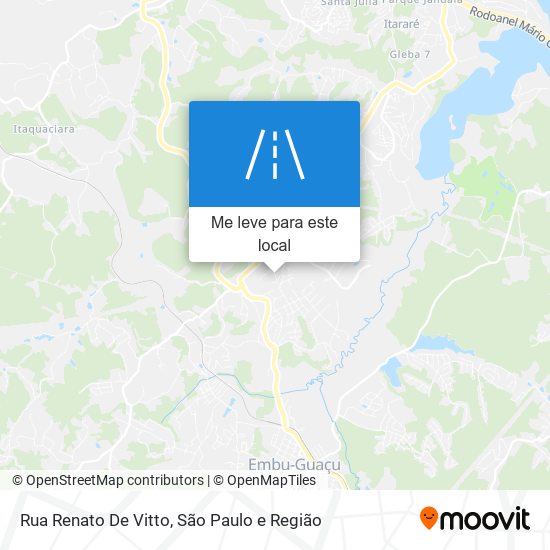 Rua Renato De Vitto mapa