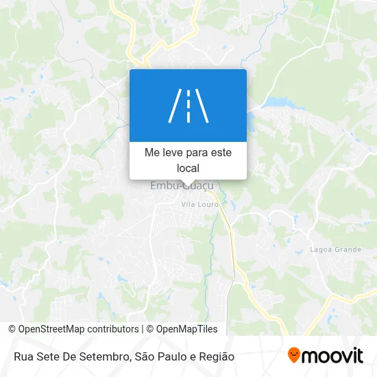 Rua Sete De Setembro mapa