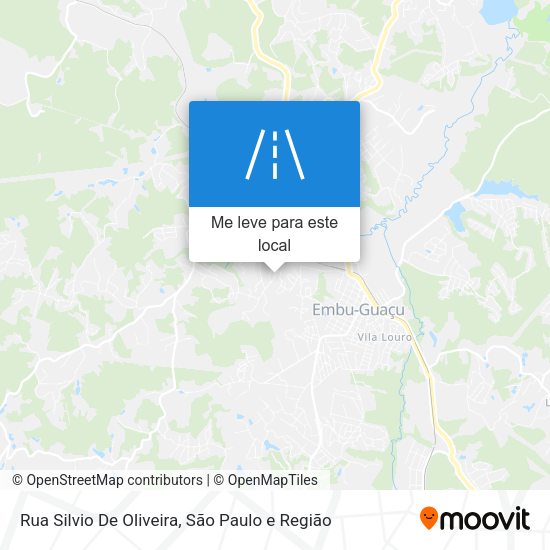 Rua Silvio De Oliveira mapa