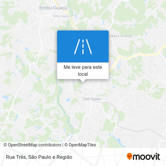 Rua Três mapa