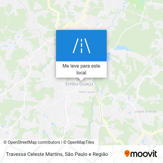 Travessa Celeste Martins mapa
