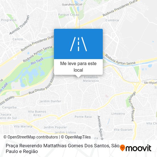 Praça Reverendo Mattathias Gomes Dos Santos mapa