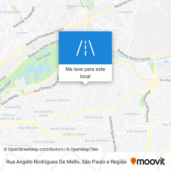 Rua Angelo Rodrigues De Mello mapa