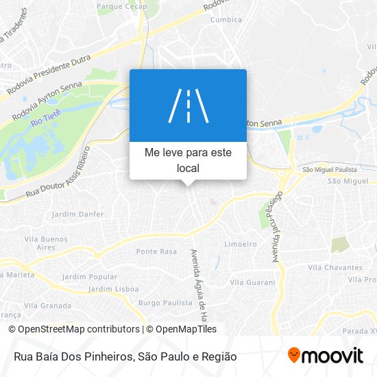 Rua Baía Dos Pinheiros mapa