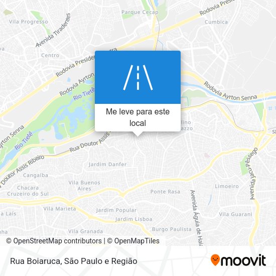 Rua Boiaruca mapa